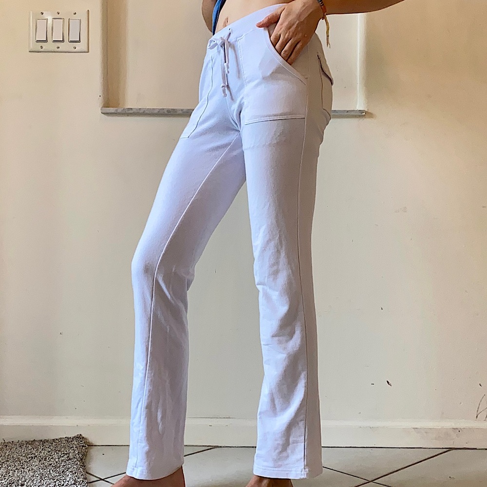 White Women’s pants size medium. C’est Toi. Used.
